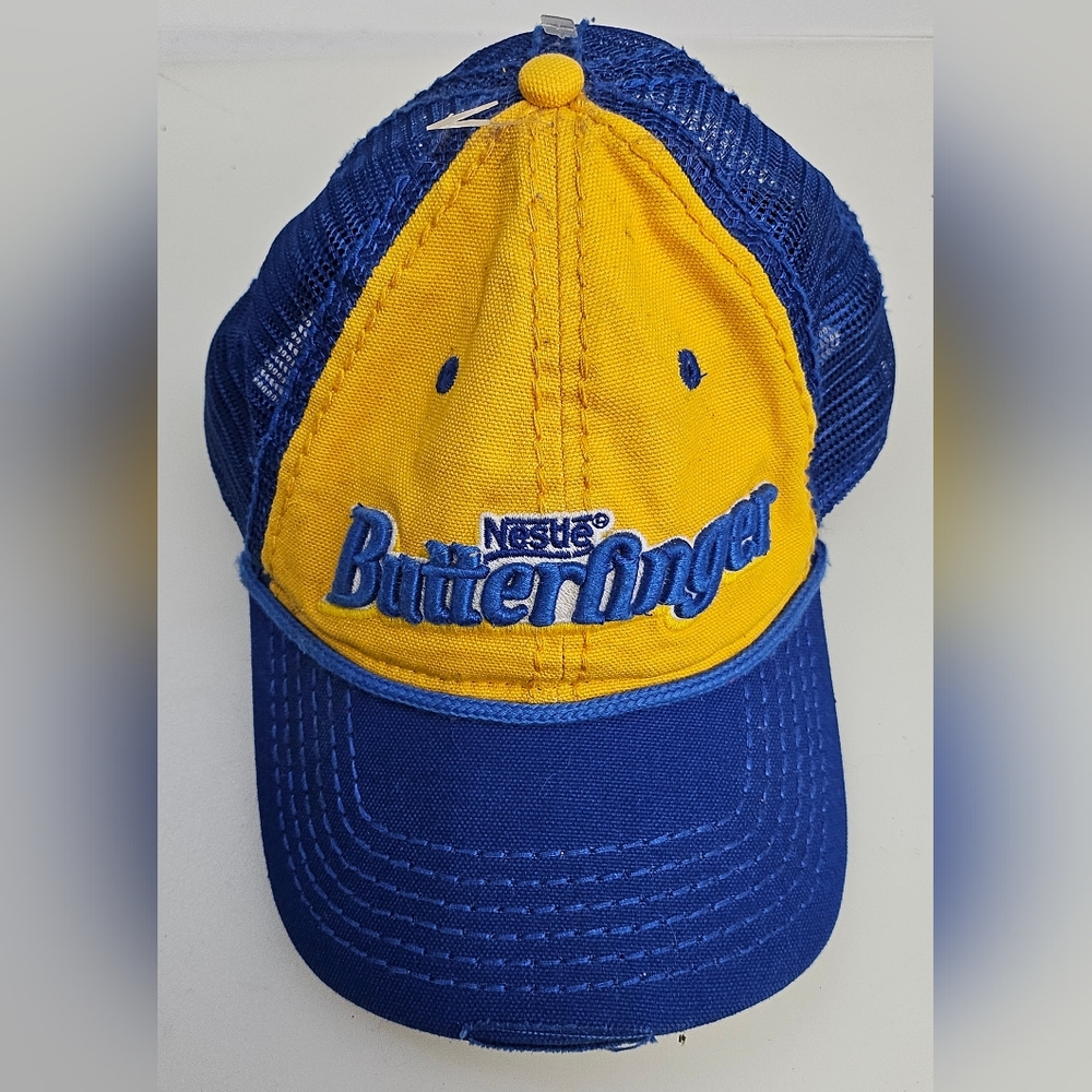 Butterfinger Hat Bart Simpson Style Trucker Cap Snapback Candy Nestle‎ Chocolate